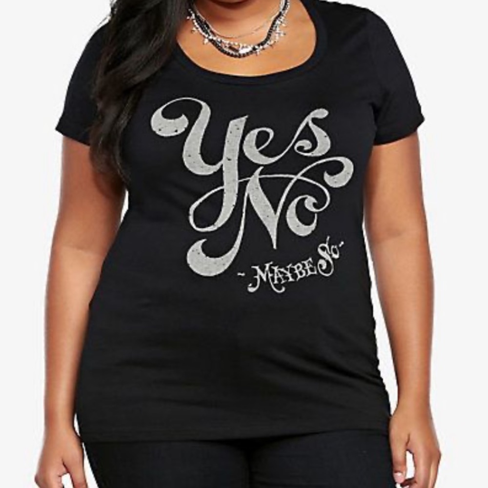 Yes no maybe so Tee